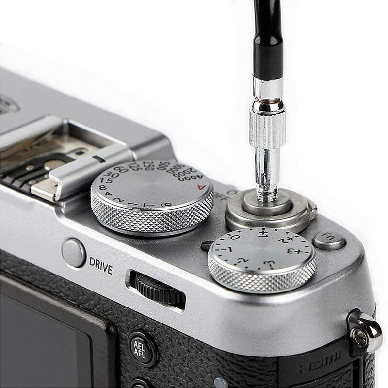 Cavo di controllo del rilascio dell'otturatore meccanico da 40cm/70cm/100cm per fotocamera digitale/fotocamera a pellicola