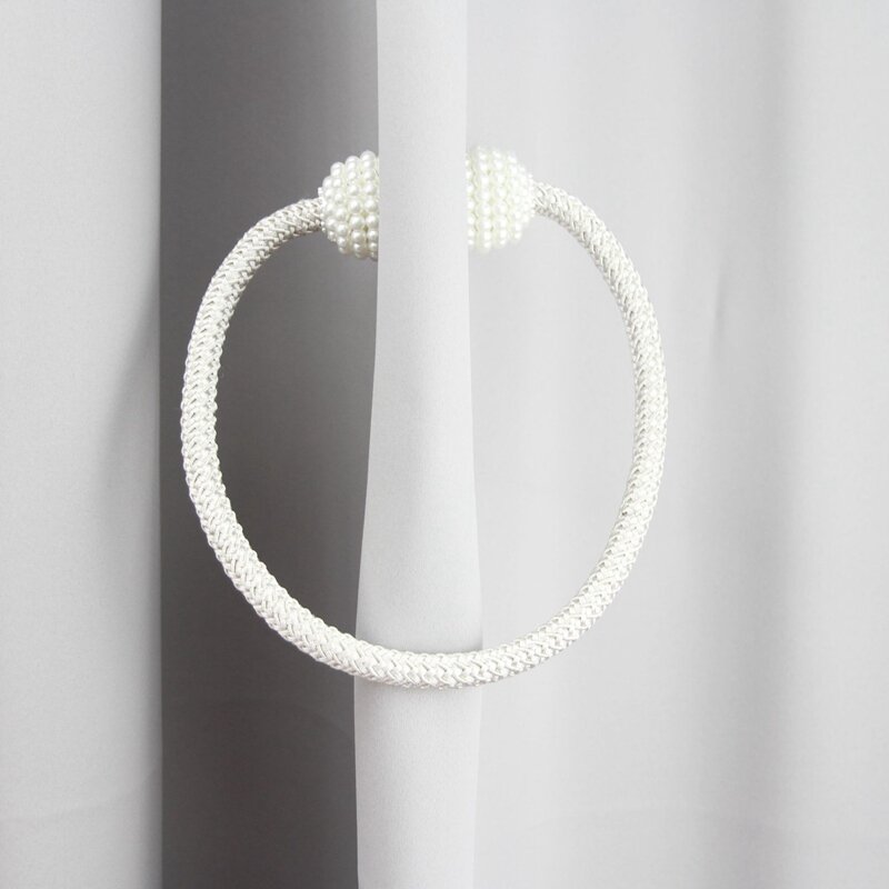 Porte-rideau magnétique suspendu avec perles, accessoires de décoration pour la maison