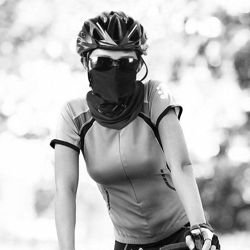 Outdoor Tactical Bandana oddychająca twarz szalik wędkarstwo kolarstwo Sport miękka gładka elastyczna kołnierz w formie rurki Gaiter Cover Military Men
