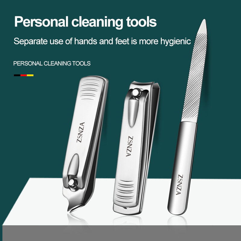 Tagliaunghie Set Manicure in acciaio inossidabile tagliaunghie kit tronchesi per unghie incarniti kit di strumenti professionali per pinze per Pedicure