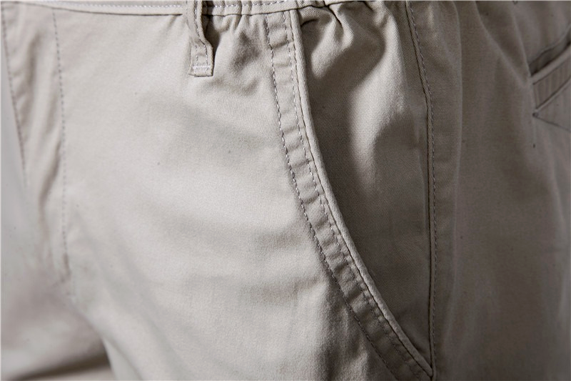Pantalones cortos informales de algodón para hombre, pantalón de alta calidad, de colores sólidos, para negocios y social, con cintura elástica, para la playa, en 10 colores, novedad verano 2020