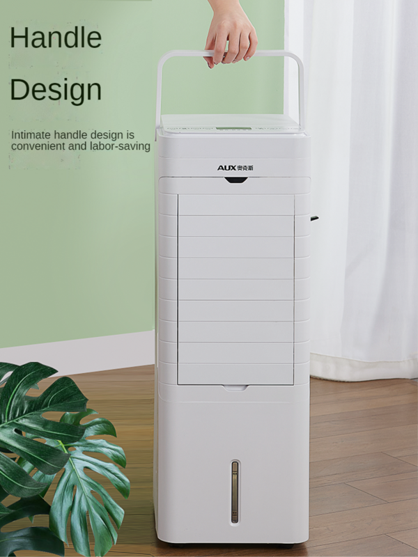 Ventilador de aire acondicionado auxiliar para el hogar, Enfriador de doble uso, frío y cálido, más agua, aire acondicionado pequeño