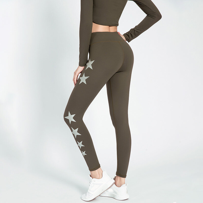 Calças de yoga das mulheres cintura alta correndo workout leggings gym vital sem costura leggings calças de yoga