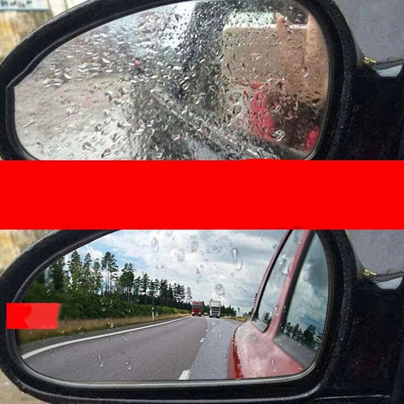 2pcs Car Anti-rain Anti-fog Agent Accessories For Car Front Windshield Rear-view Mirror Window Glass