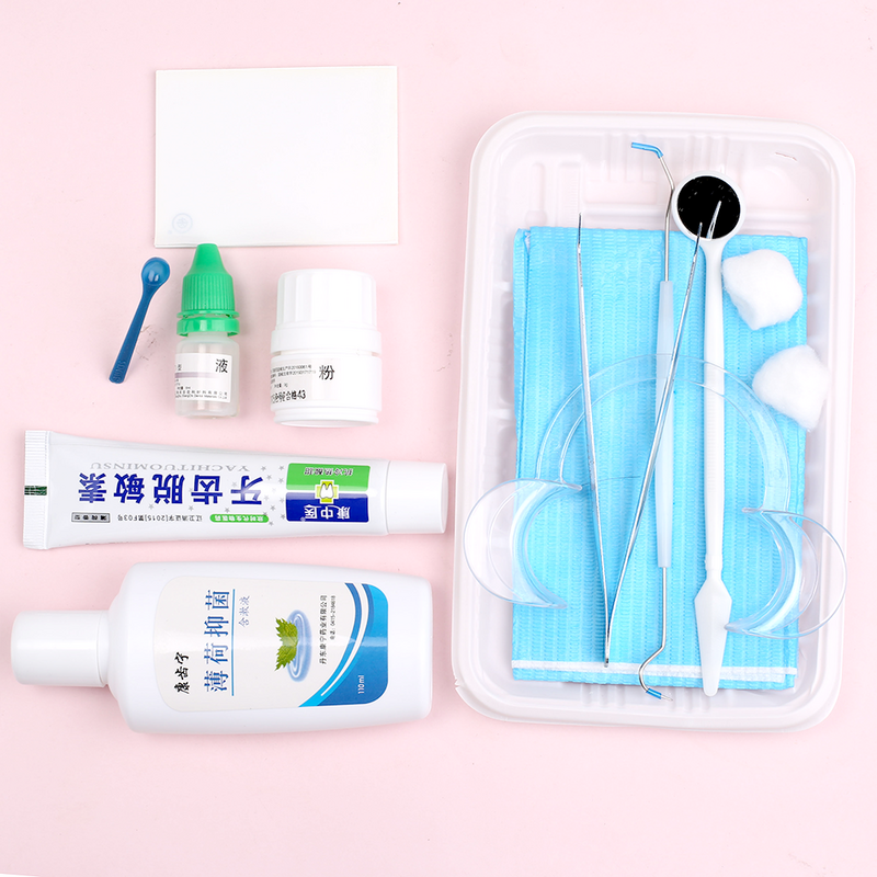 Kit de preenchimento de dente à prova d'água, cola de dentista com buraco para enchimento, ferramenta de fixação, médico forte, super cura para reparo de dentes