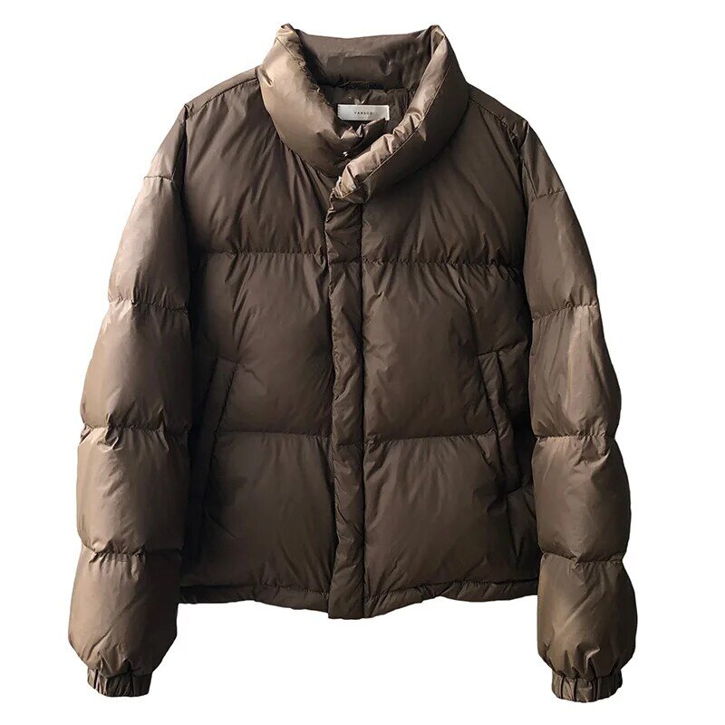 HXJJP-Veste en Duvet de Canard Blanc pour Femme, Manteau Parka Chaud et Décontracté, à Manches sulf, Style Coréen, pour Hiver, 2022, 7971