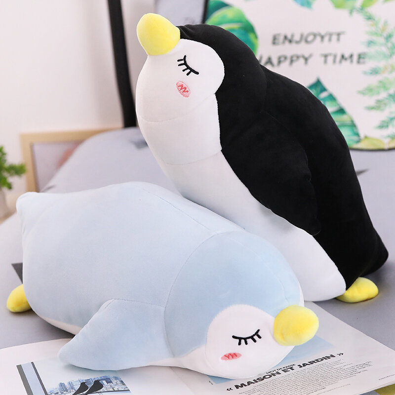 1pc 50/70cm simpatici peluche pinguino morbido con personale Cartoon Animal Doll cuscini di moda per bambini Baby Lovely Girls regalo di natale