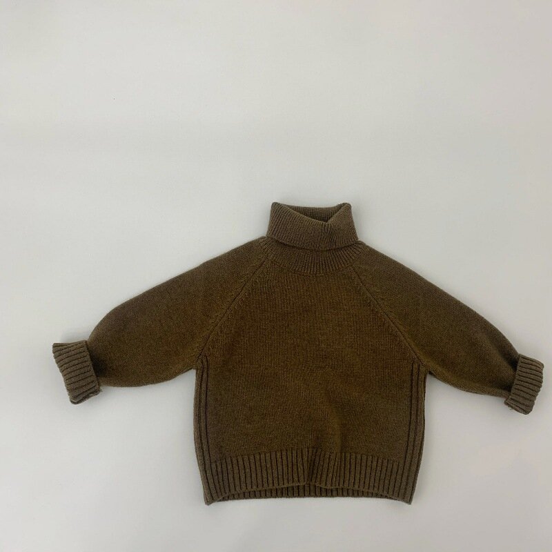 MILANCEL, модель 2022 года, Весенняя яркая водолазка, пуловер для мальчиков и девочек, трикотажная одежда для мальчиков