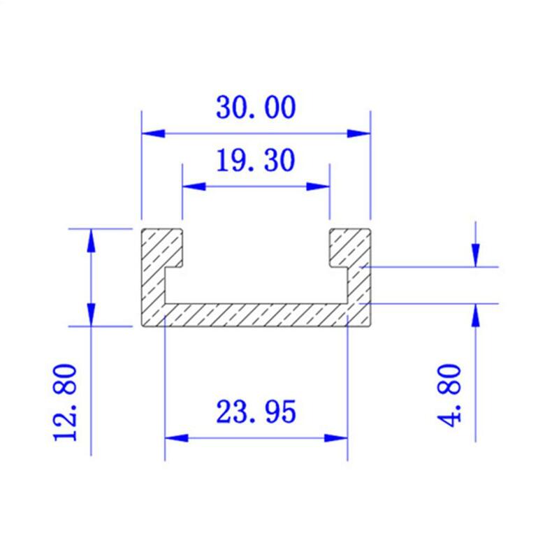 Aluminium T-Track Slot Mijter Track Jig Armatuur Voor Router Tafel Bandsaws Houtbewerking Diy Tool Lengte 300/400/500/600/800Mm
