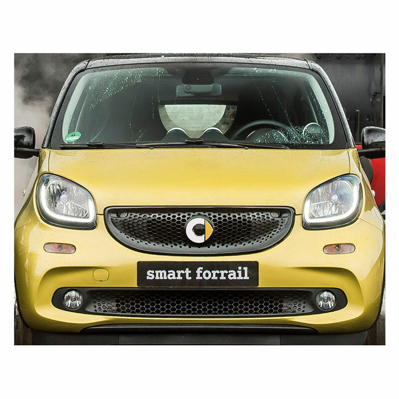 Insígnia para carro 3d, adesivo para grade dianteira automática, emblema para capô, acessório automotivo, logotipo para smart fortwo forfour 453
