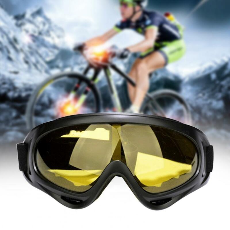Kacamata Ski X400 Laris 80% Kacamata Keamanan Perlindungan UV Keren Perlindungan Mata Ventilasi Profesional Tahan Angin untuk Ski