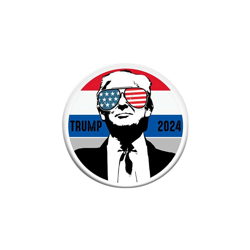 Badge à boutons pour la campagne des élections impériales, pour les états-unis, 2024,2, 28 L x 5