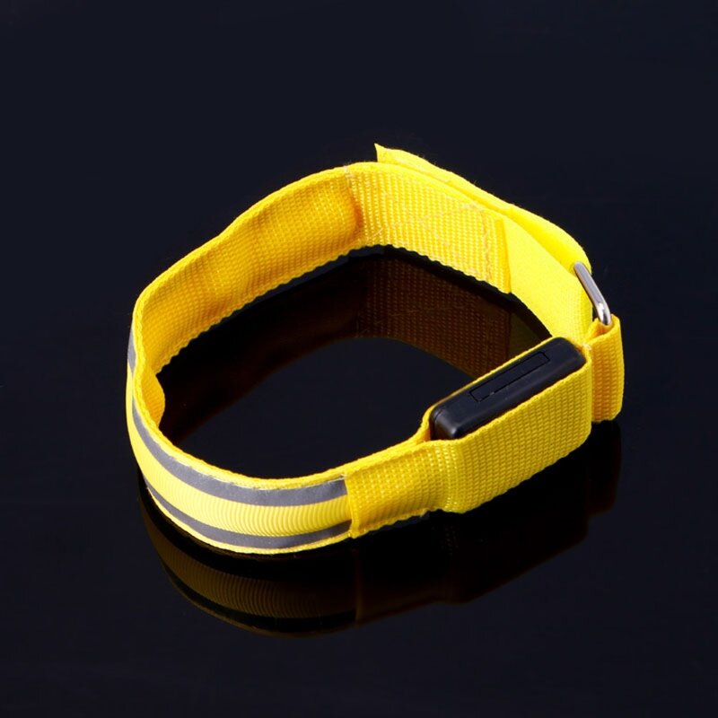 Reflective LED Light Armband Arm Strap Safety Belt For Night Cycling Running