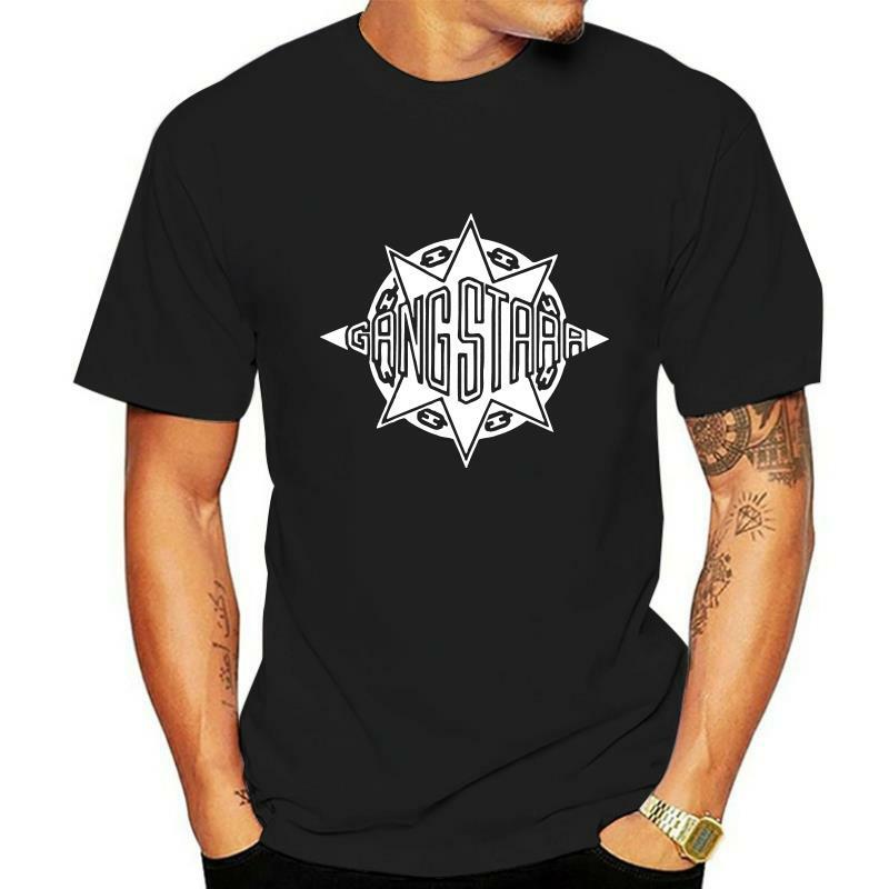 Gang Starr T เสื้อผู้ชายผู้หญิง Hip Hop คลาสสิกพรีเมียร์ DJ GURU โลโก้ Mass Appeal Dwyck ชายเสื้อผ้า Retro Casual tee เสื้อ
