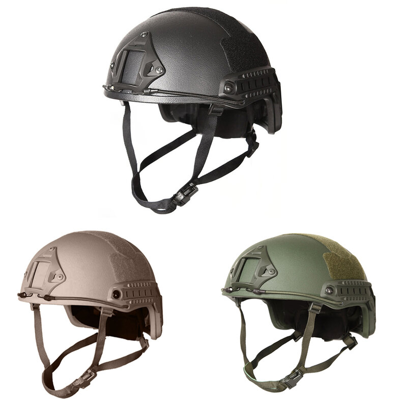 3ชิ้น/ล็อตยุทธวิธีกระสุน FAST Helmet NIJ ระดับ IIIA UHMWPE ป้องกันความปลอดภัยป้องกันตัวเองอุปกรณ์ Bulletproof หมวกน...