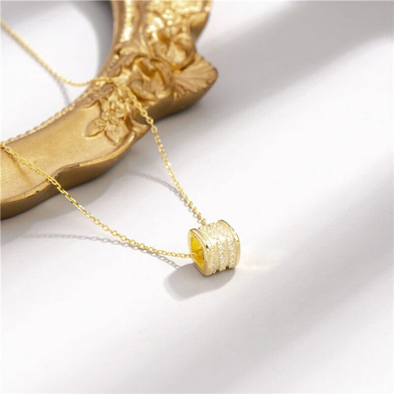 Sodrov Kalung Perak Murni 925 untuk Wanita Kalung Perhiasan Bagus Personalisasi Liontin Perhiasan Perak 925 Kualitas Tinggi