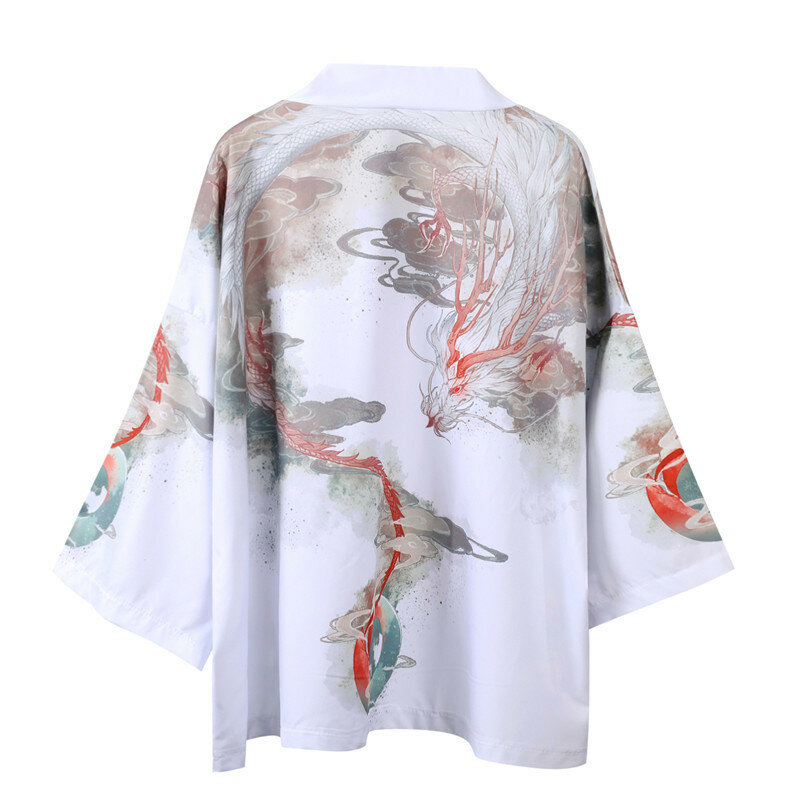 Kimono Vintage estilo samurái para hombre y mujer, cárdigan de alta calidad, estilo japonés