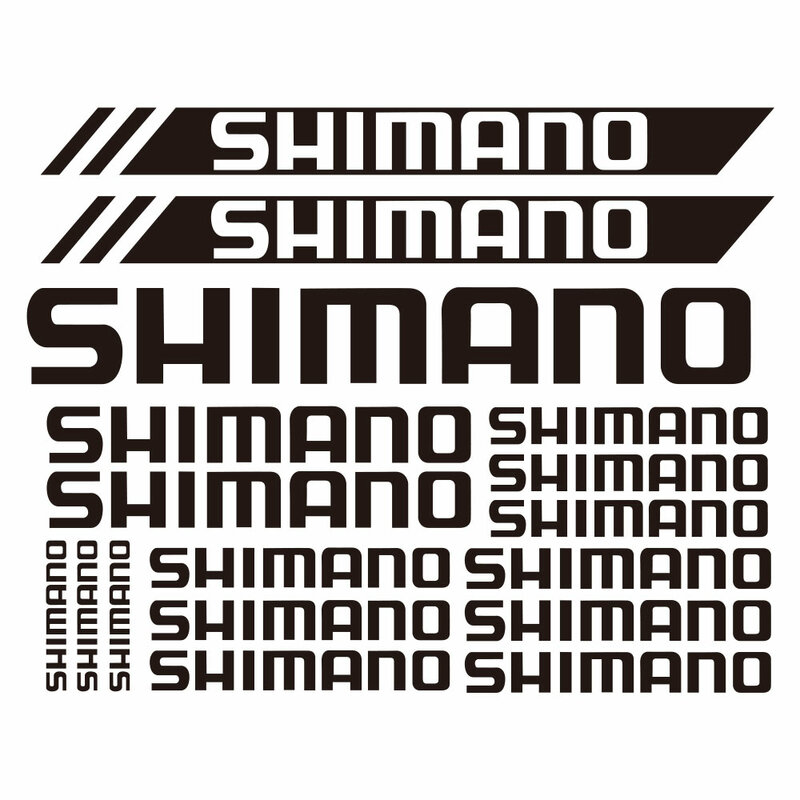 CMCT Kompatibel dengan Shimano Fashion Frame Sepeda Anti Air Tabir Surya Stiker Mobil Vinil 20Cm