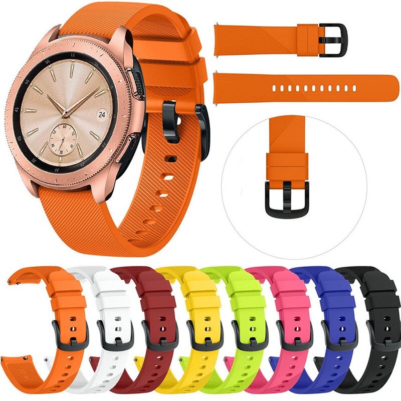 Ремешок для часов с принтом булавка с пряжкой Регулируемый силиконовый ремешок для наручных часов Сменные аксессуары для samsung Galaxy Watch 42 мм