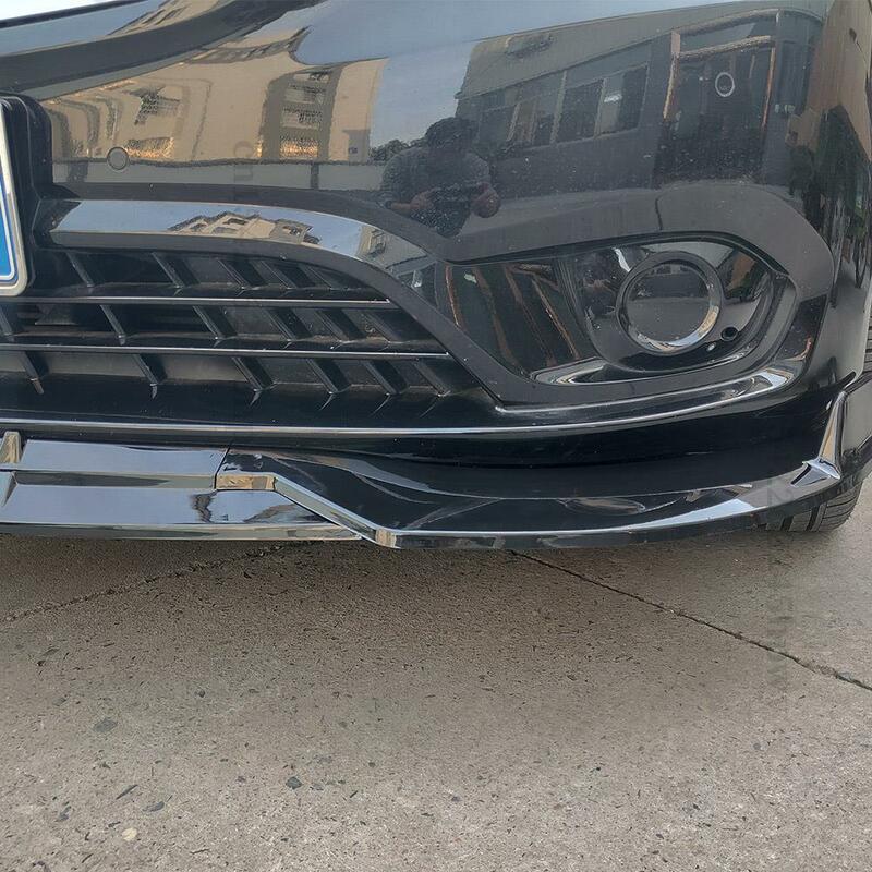 Przedni spojler zderzaka Chin wygląd włókna węglowego ciała zestaw straż dekoracji Splitter dla Mercedes Benz Vito W447 2015 2016 2017 2018 2019