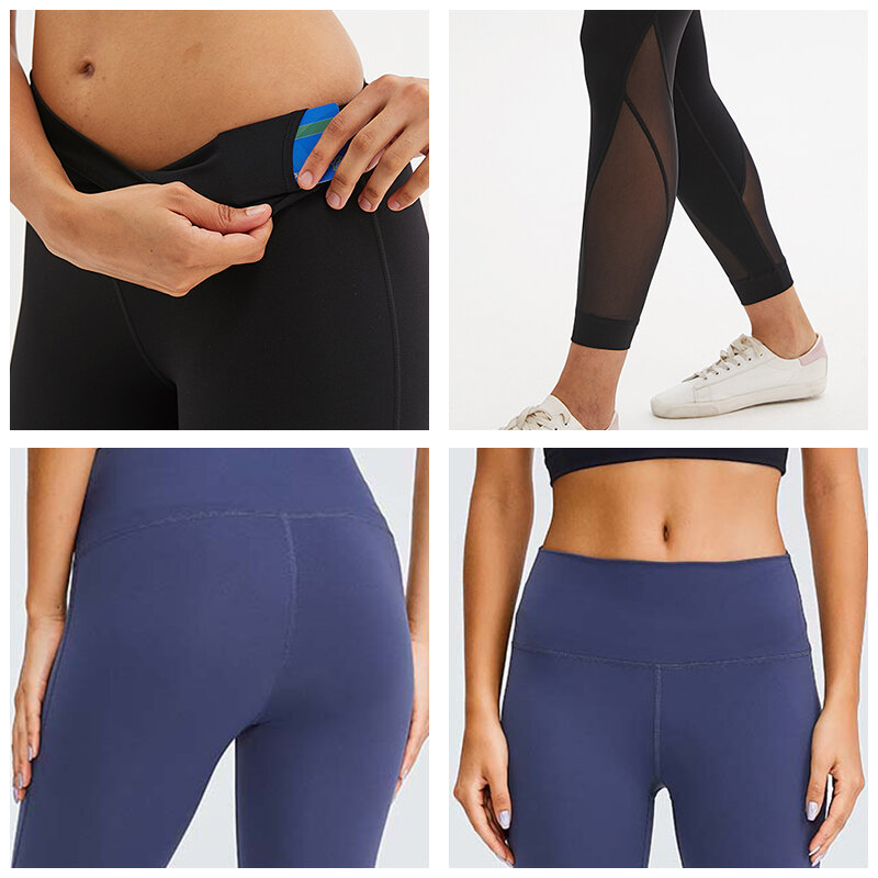 Senselink calças de ioga femininas, esportivas, de cintura alta, stretch, para áreas internas, fitness, para ioga