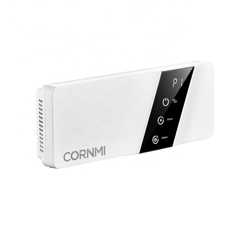 Corn mi-휴대용 터치 스크린 공기 청정기, 스마트 음이온 탈취기, 디지털 LED 이온 룸, O3 제거, 가정용 연기