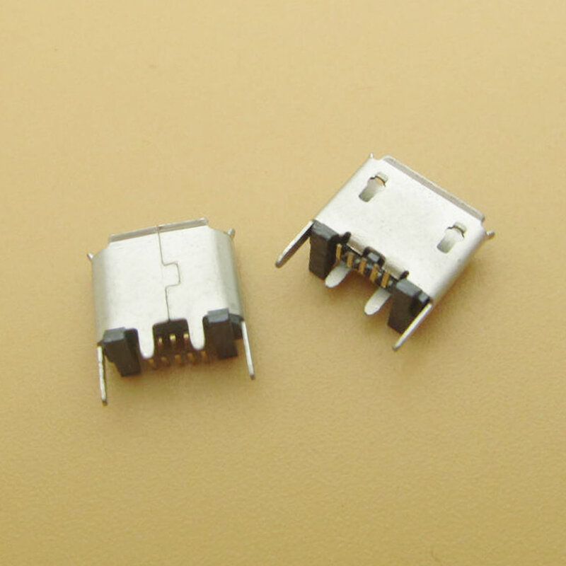 Puerto de carga para ZX80-B-5P, Conector Micro mini USB tipo B vertical SMT 5P, 1 ud.