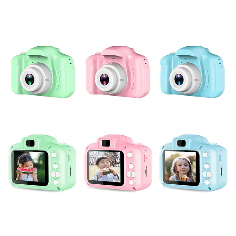 كاميرا 1300 وات للأطفال كاميرا فيديو رقمية مع شاشة 2.0 بوصة HD كاميرا كرتونية رقمية للأطفال لعبة محمولة للأطفال