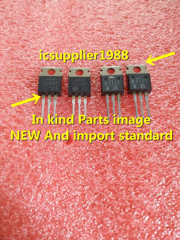 2pcs/lot=a pair 2SA1111 2SC2591 TO-220 (1pcs for 2SA1111 + 1pcs for 2SC2591) import standard A1111/C2591