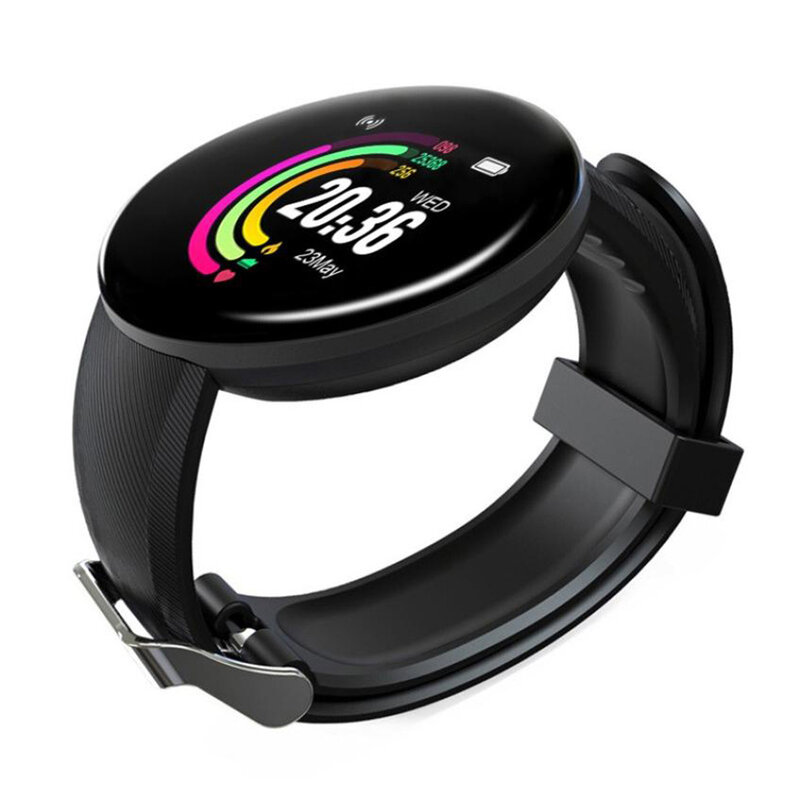 D18 relógio inteligente das mulheres dos homens pressão arterial monitor de freqüência cardíaca smartwatch esporte rastreador relogio masculino 116plus d18s relógio inteligente