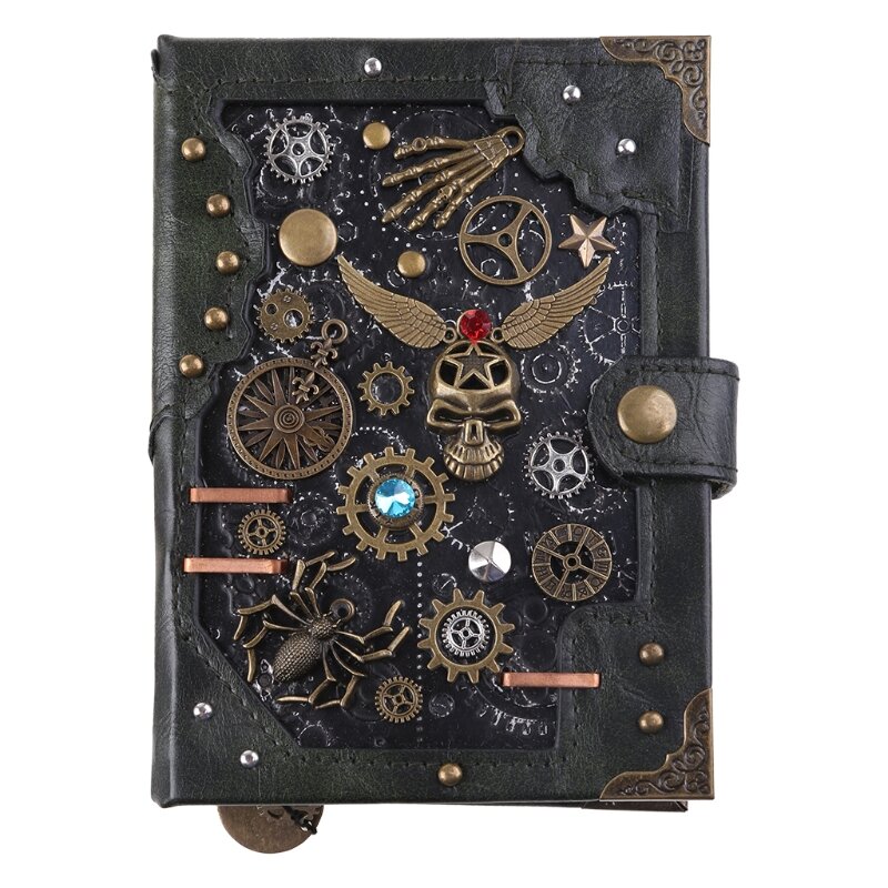 Steampunk Gear Retro Notebook Kunstwerk Niveau Handgemaakte Exquisite Novelty Gift