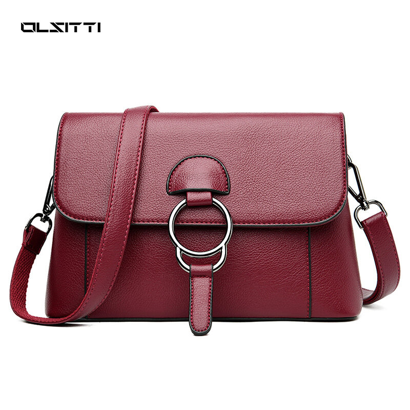 OLSITTI Small PU Leather Shoulder Bags for Women 2021 New Summer Day Fashion Casual Crossbody Bag Ladies Handbags and Purses