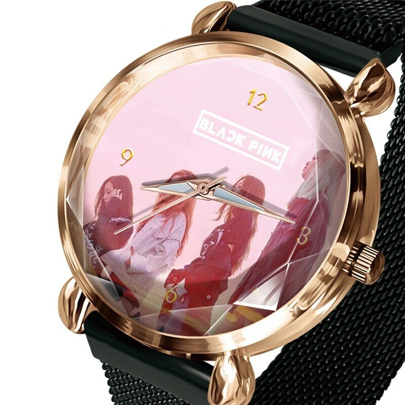 Kobiety oglądaj miłośników magnesów bransoletki z zegarkiem Diy może 1 sztuka niestandardowe zdjęcie LOGO obraz zegar obróbka godzina Drop Shipping prezent