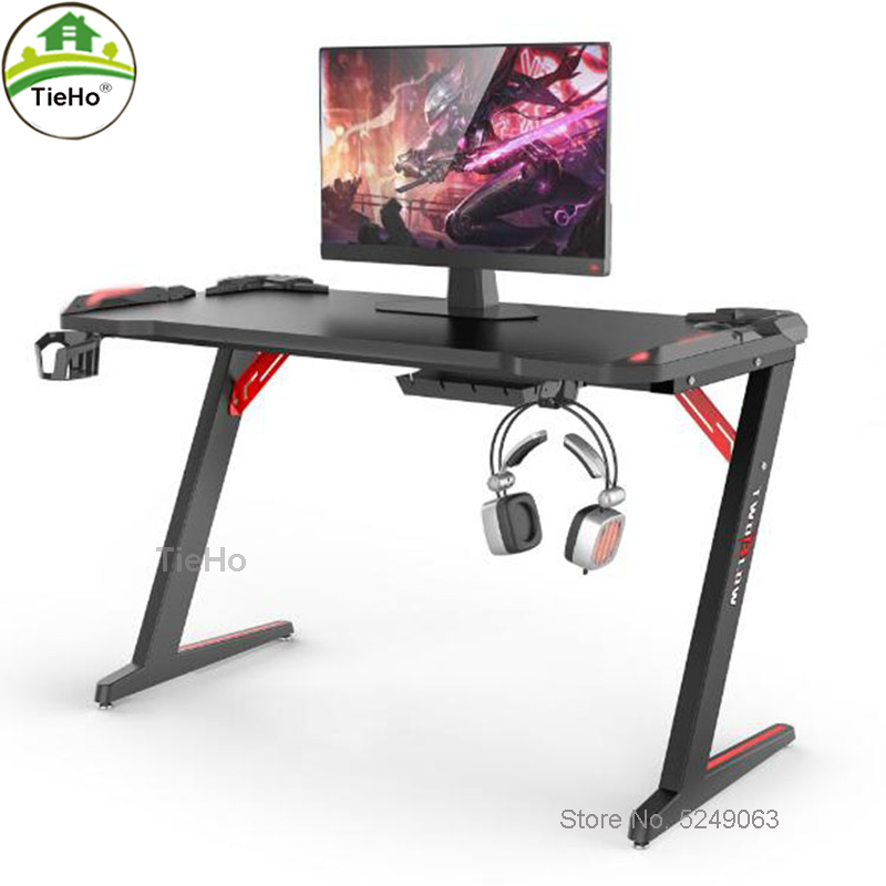 бесплатная доставка Компьютерный Настольный ПК стол домашний простой крутой игровой стол Интернет-кафе стол конкурентный игровой стол
