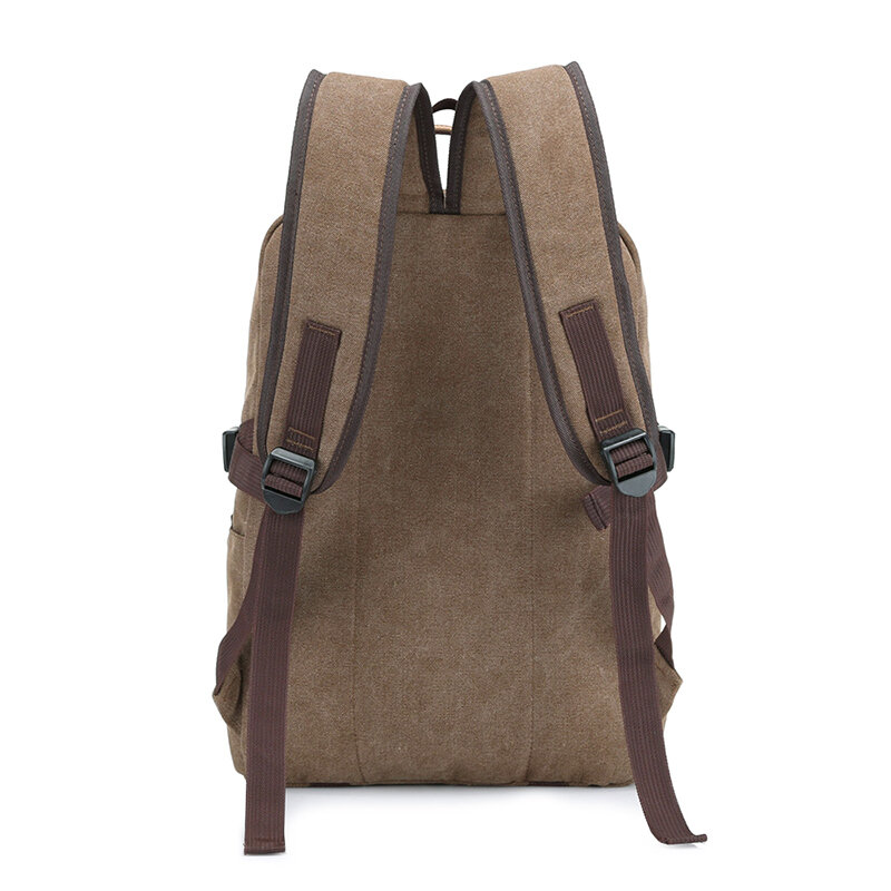 Mochila de negócios masculina, mochila de lona portátil simples para homens, urbano, bolsa de viagem para computador
