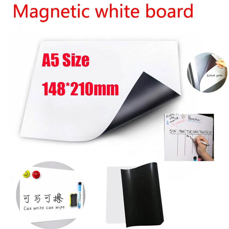 Quadro branco magnético para placa de marcador fridgewhite mini quadro branco magnético escola cozinha escritório mensagem placa colheita à vontade