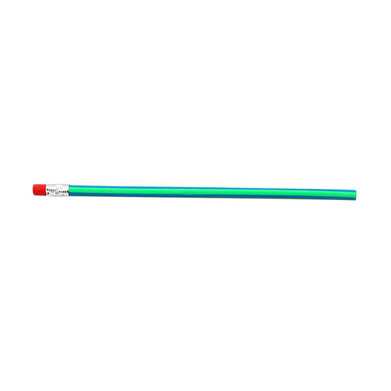 Dzieci kolorowe elastyczne Bendy miękki ołówek elastyczny długopis z gumką świąteczny prezent urodzinowy łatwy do zwijania cięcia składany ołówek