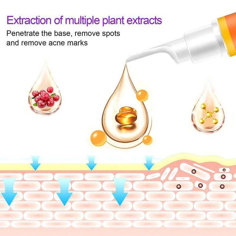 15ml Vitamin C Freckle Removal Pen Natural Ingredients Blemish Cream Whitening Anti Freckle Cream Pen Remove Melanin Spots