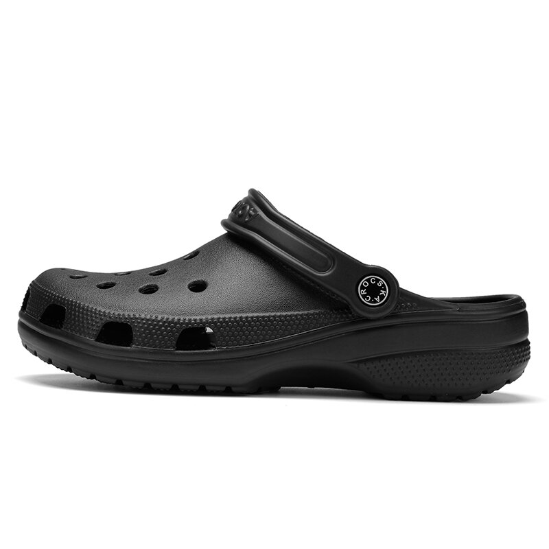 2020 Men Sandals Crocks Summer Hole Shoes Crok Rubber Clogs Girl PU Lovers Garden Shoes Black Crocse Beach Flat Sandals Slippers
