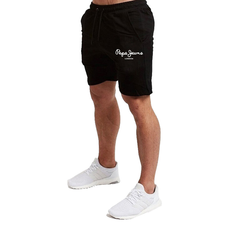 Męskie spodenki z nadrukiem Pepe Jogging krótkie spodnie luźne spodenki koszykarskie męskie dorywczo oddychające szorty do biegania na świeżym powietrzu spodnie dresowe