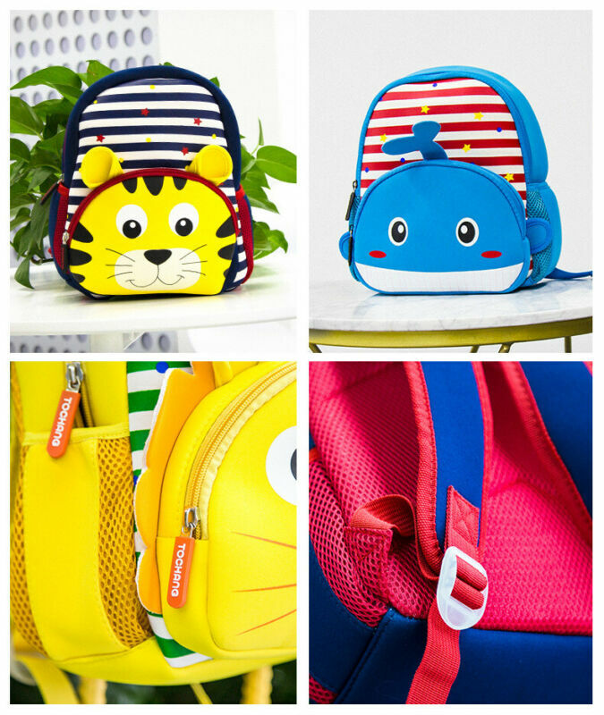 New 3D Cartoon Animal Bag Cute Kid Toddler School Bags Backpack Kindergarten Children Girls Boys Schoolbag
