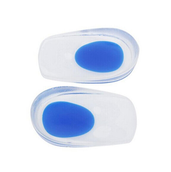2 sztuk medyczny żel silikonowy nakładka na piętę wkładki stóp pięty ulga w bólu wkładki puchar miękkie wsparcie wkładki do butów