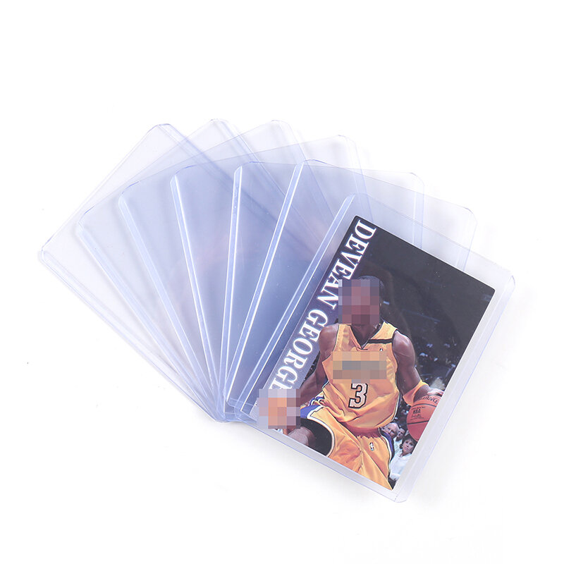 35pt Topload-soporte para tarjetas de juego, funda protectora para tarjetas deportivas de fútbol y baloncesto, 3x4 pulgadas