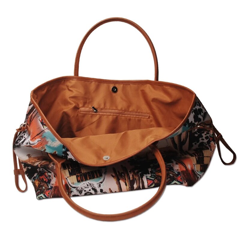 DOM1031851 2021ผ้าใบกระเป๋าสตรี Tote 6สีวัวพิมพ์ขนาดใหญ่ความจุกระเป๋าถือ PU หนังกระเป๋า сумка Женская