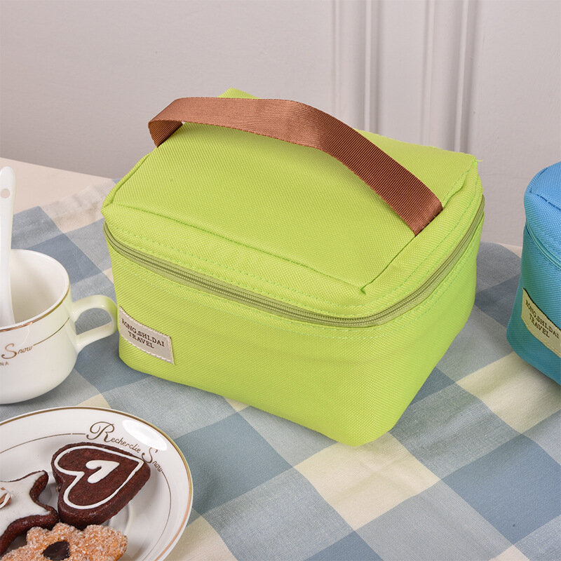 Mini Lunch Bag Kid School Bento Thermal Handbags Office Worker Food Insulated Pouch Portable Outdoor Camping Hiking Picnic Tote
