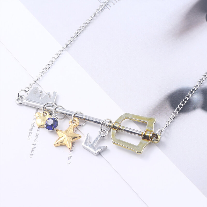 game Kingdom Hearts Cosplay prop Accessories Sora Necklace keychain Accessories Pendant