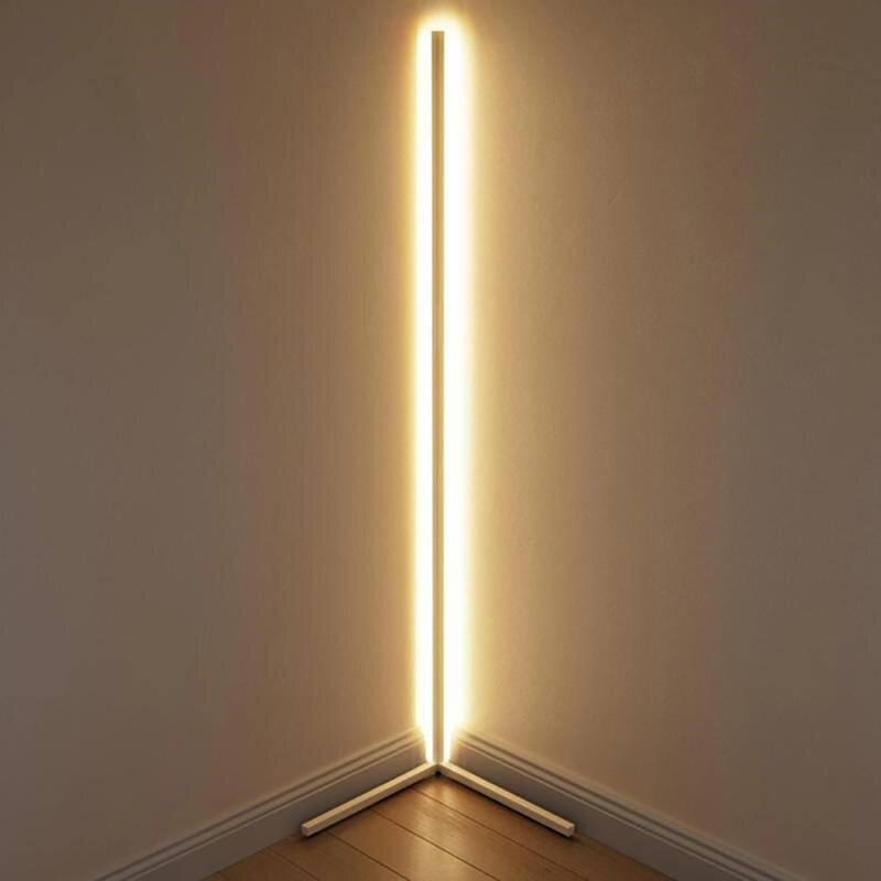 Schlafzimmer Stehend Ecke Boden Lampe 1,4 m RGB Touch Fernbedienung LED Boden Licht Einstellen Helligkeit Fuß Schalter Umgebungs Licht