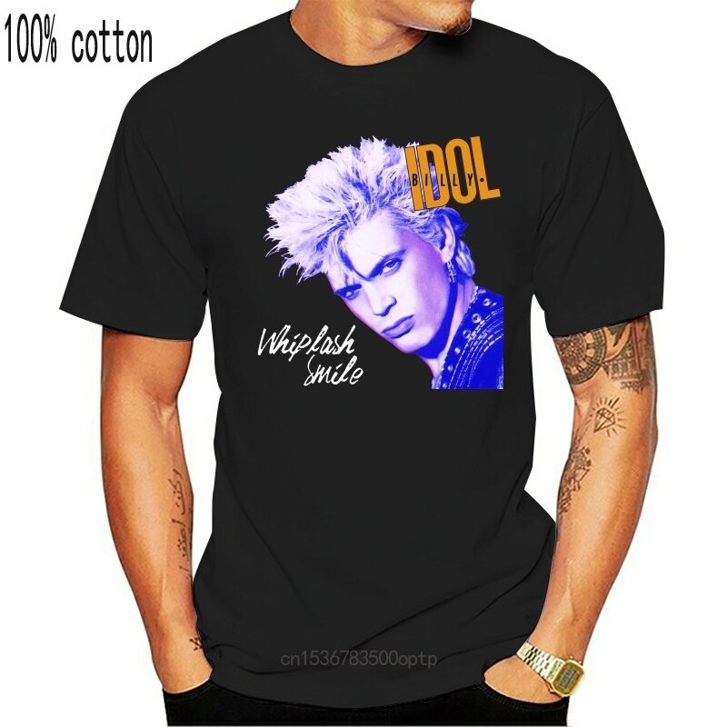 Футболка мужская с изображением альбома Билли идола уайплаша, топ в стиле панк-рок, концерт, мужская рубашка на заказ