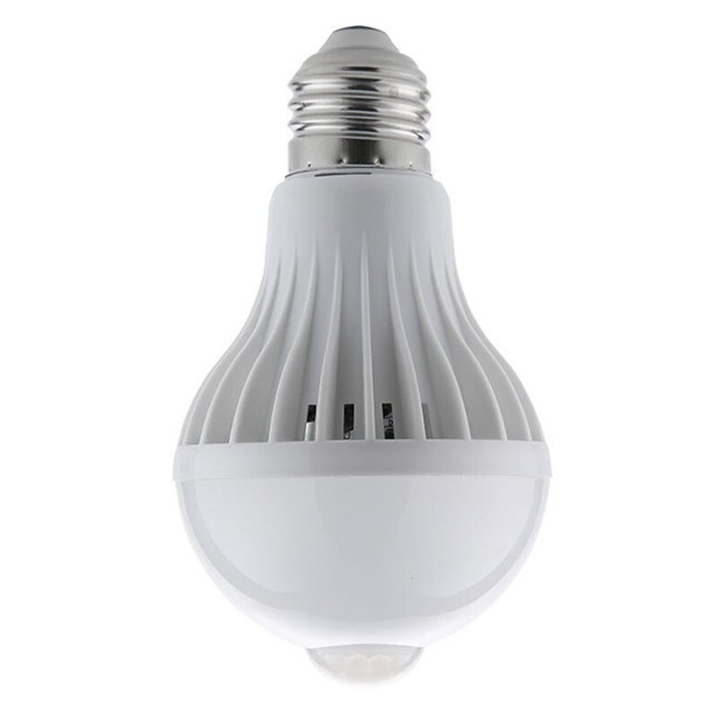Lampada con sensore di movimento luce PIR LED luce notturna sensore di rilevamento del movimento luci sensore di luce sonora domestica lampade 220V E27