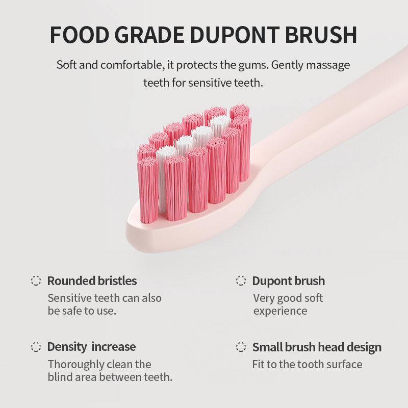 Sonic escova de dentes elétrica longa vida da bateria escova de dentes ultra sônica escova de dentes automática usb rápido recarregável par